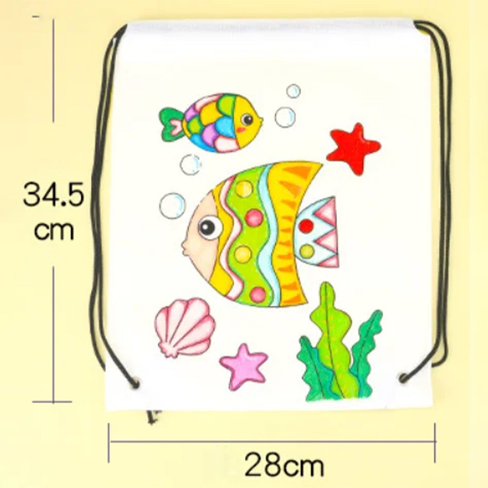 DIY COLORING BACKPACK FOR KIDS