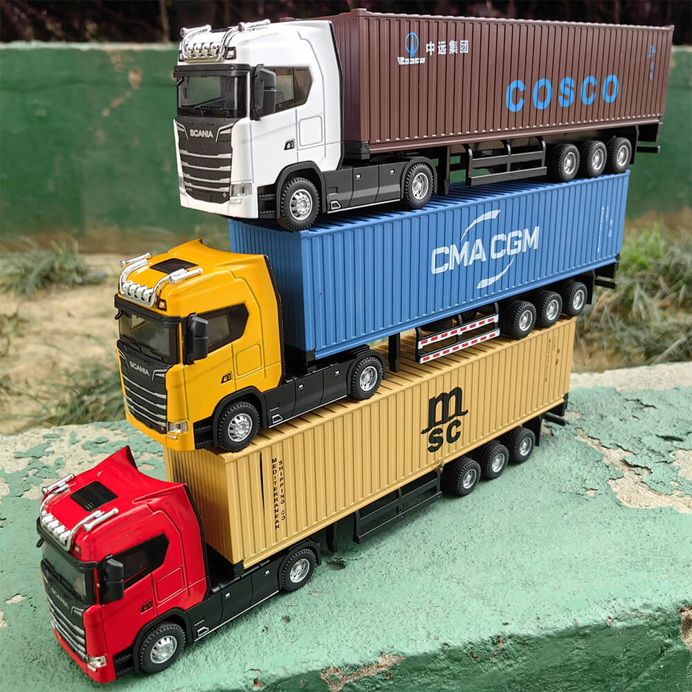 1 :50 SCANIA CONTAINER TRUCK ALLOY DIECAST MODEL