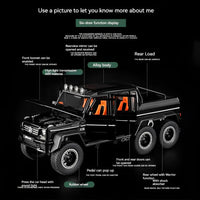 Thumbnail for 1:24 MERCEDES G63 AMG 6X6 ALLOY DIECAST MODEL