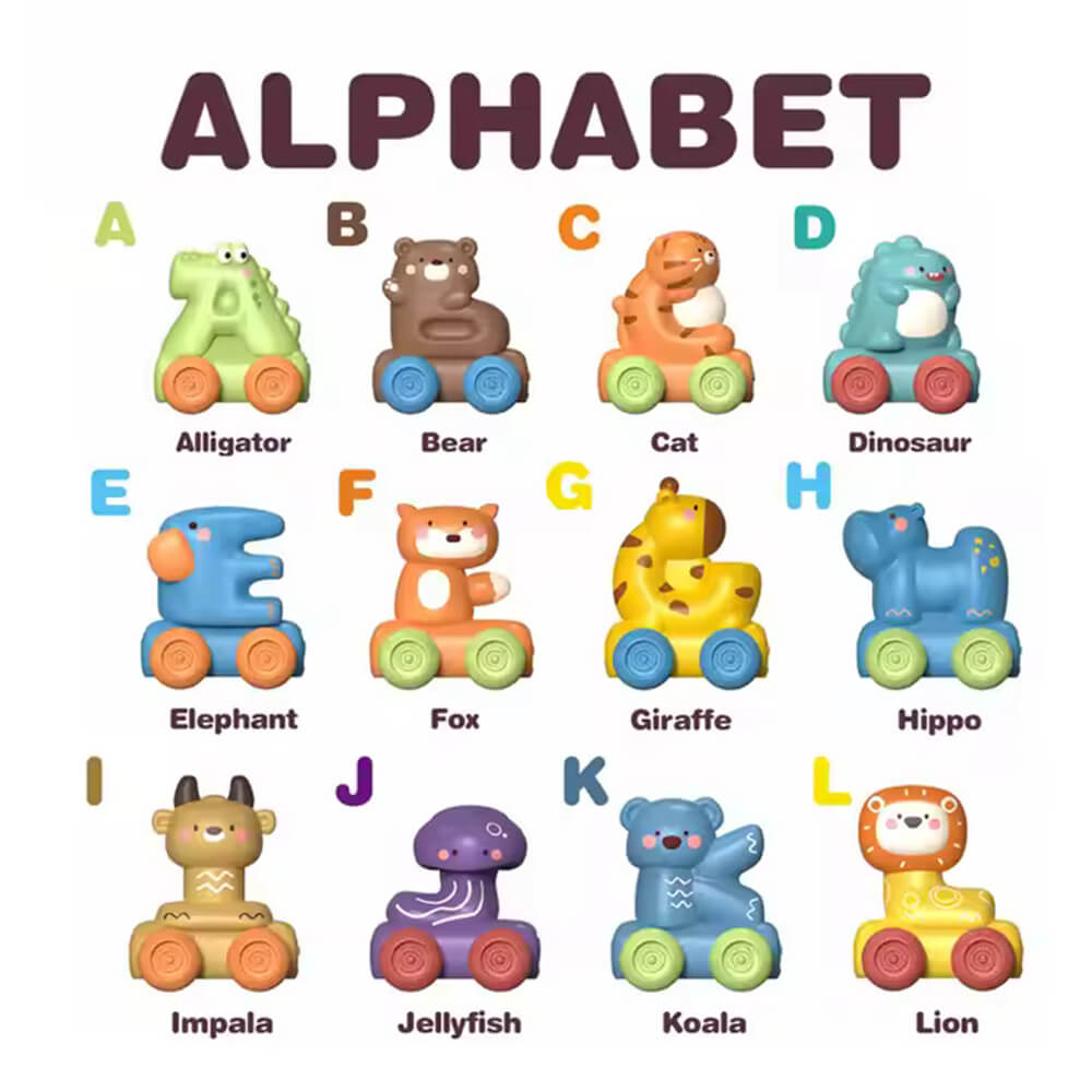 ANIMALS SHAPES LETTERS - 4 PCS