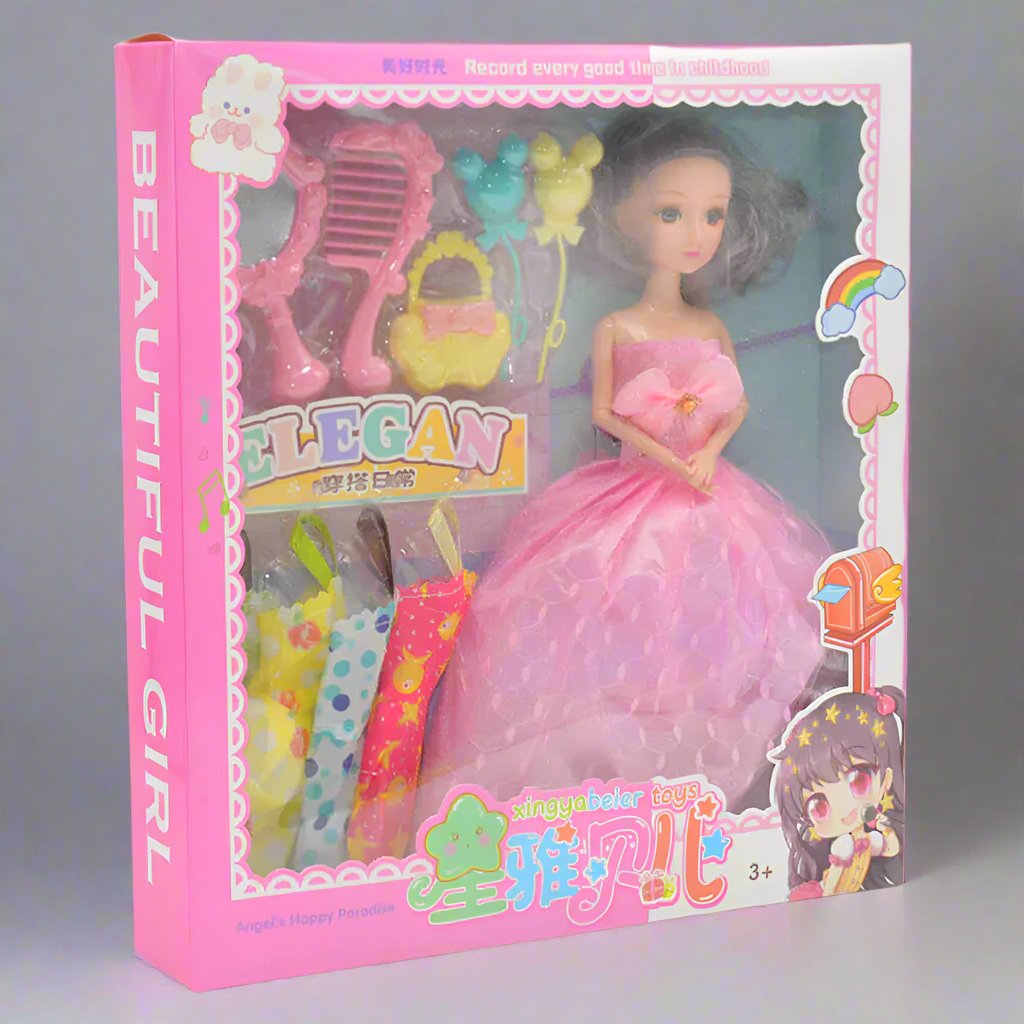 BEAUTIFUL PRINCESS DOLL WITH ACCESSORY