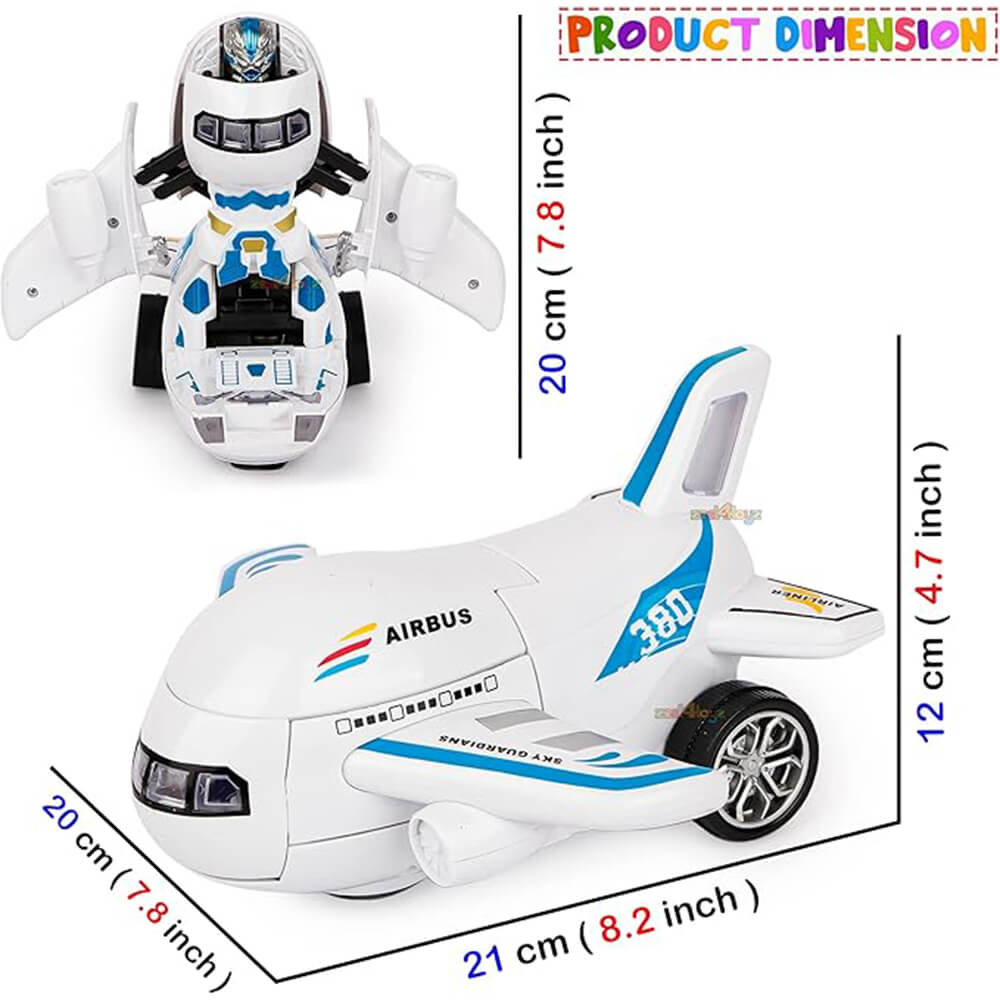 AIRBUS DEFORMATION ROBOT AEROPLANE TOY