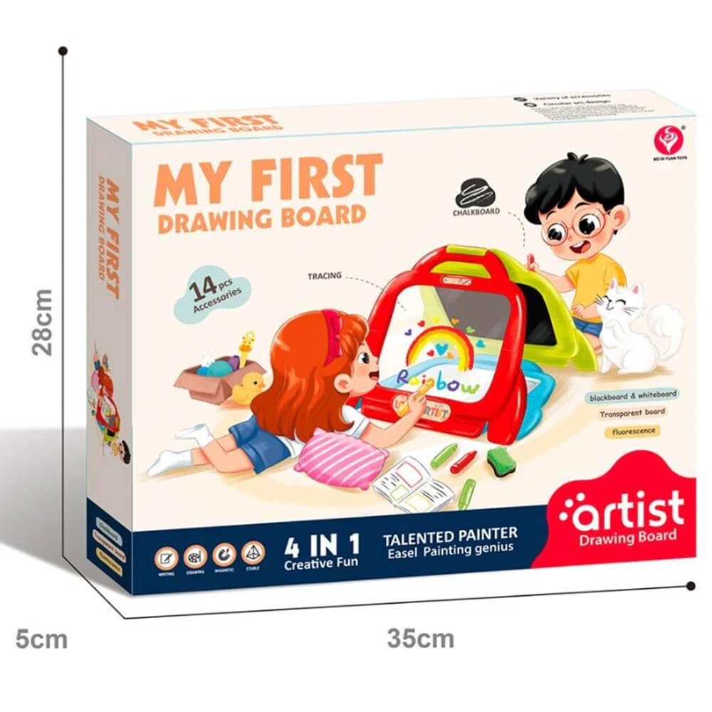 4 IN 1 FUN MULTI-FUNCTIONAL MAGNETIC PUZZLE DRAWING BOARD