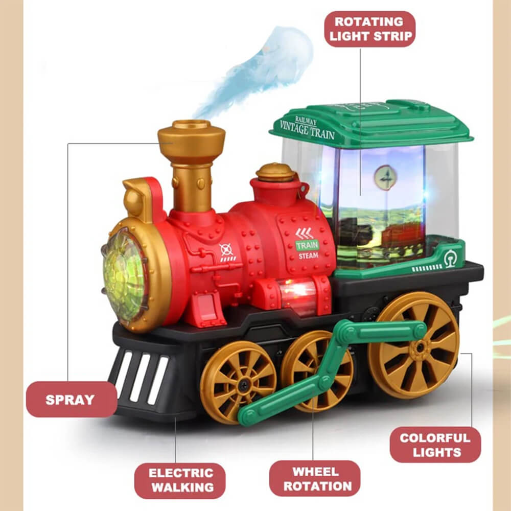 MUSICAL SPRAY ELECTRIC TRAIN TOY