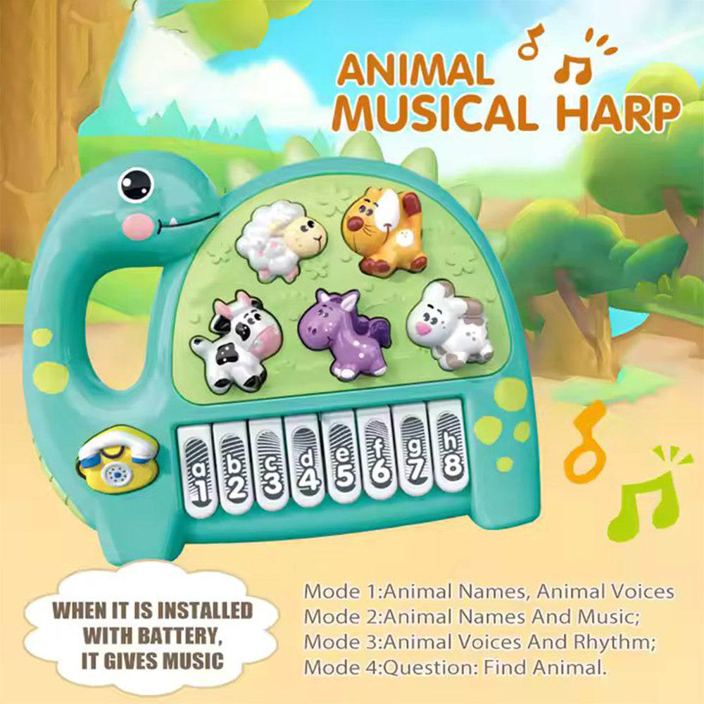 EDUCATIONAL DINOSAUR PIANO TOY