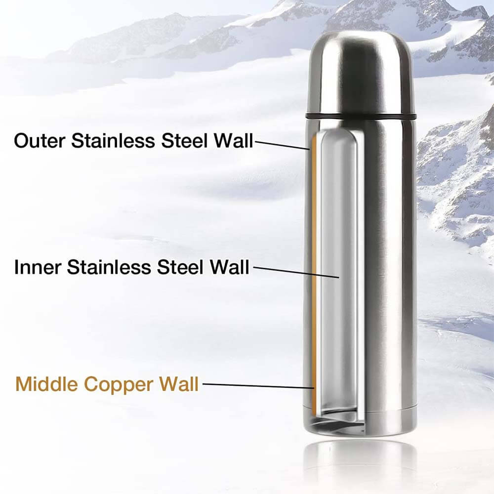 HOT & COLD STAINLESS STEEL WATER BOTTLE