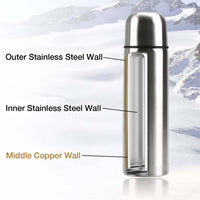 Thumbnail for HOT & COLD STAINLESS STEEL WATER BOTTLE