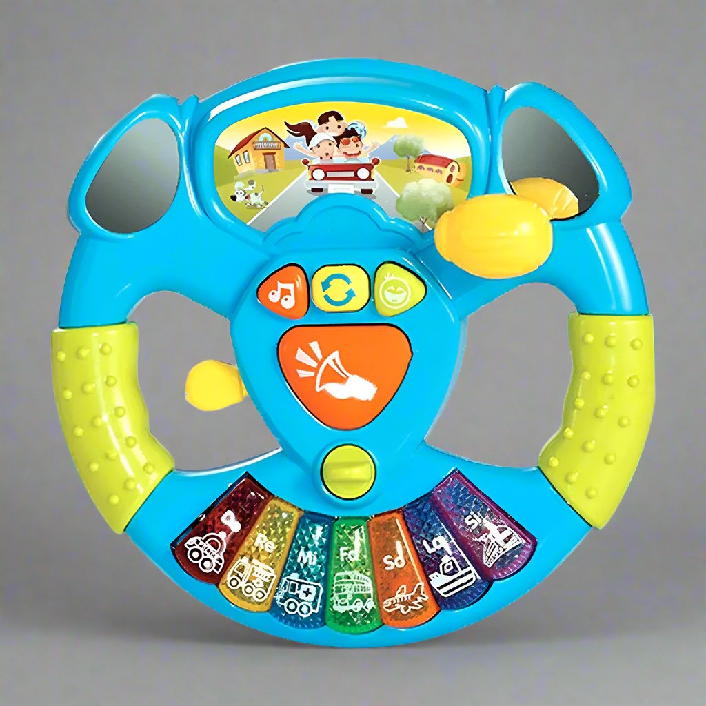 MUSICAL INTERACTIVE CAR STEERING WHEEL