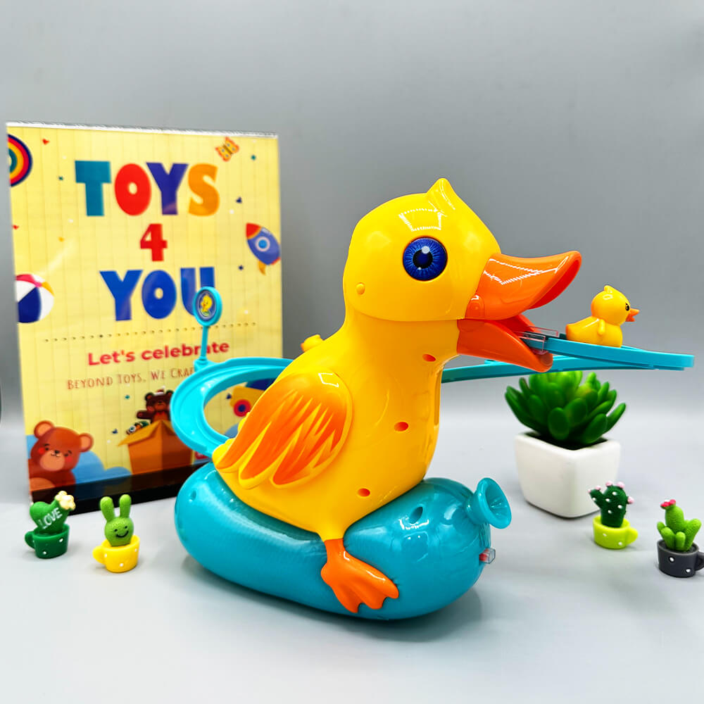 DUCK ELECTRIC TRACK SLIDE TOY –