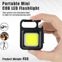 Thumbnail for METAL COB RECHARGEABLE KEYCHAIN LIGHT