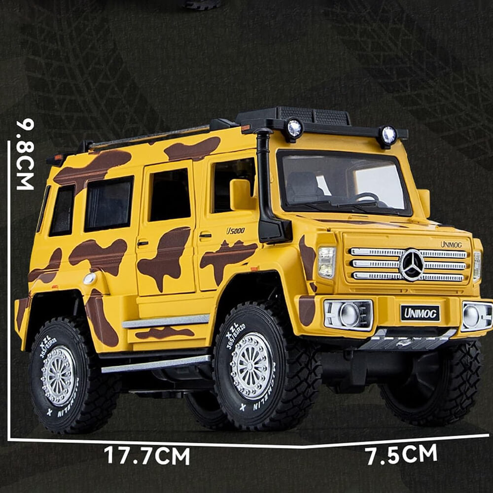 1:24 MERCEDES-BENZ UNIMOG U5000 ALLOY METAL DIECAST MODEL