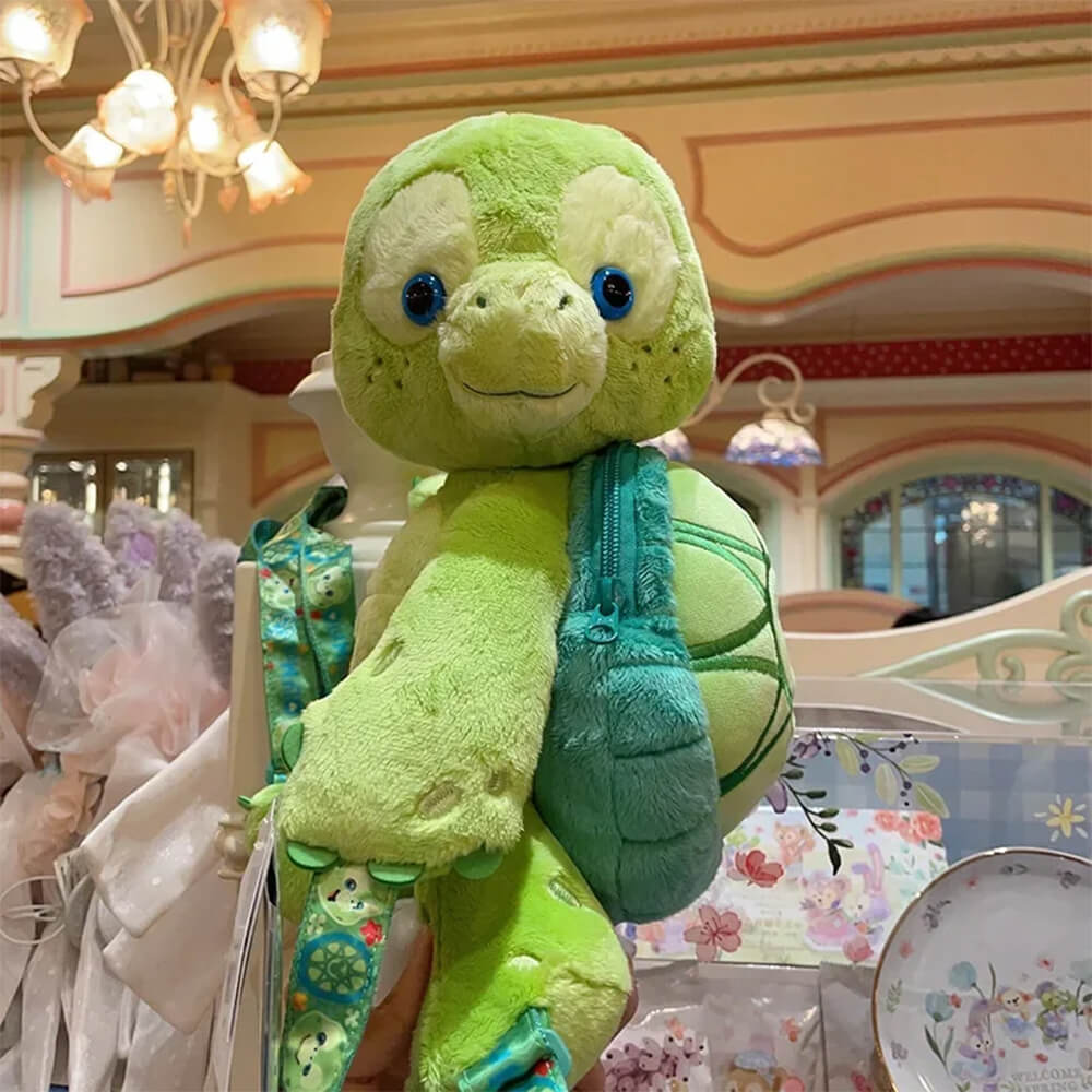 PLUSH LITTLE TURTLE BACKPACK - 30CM