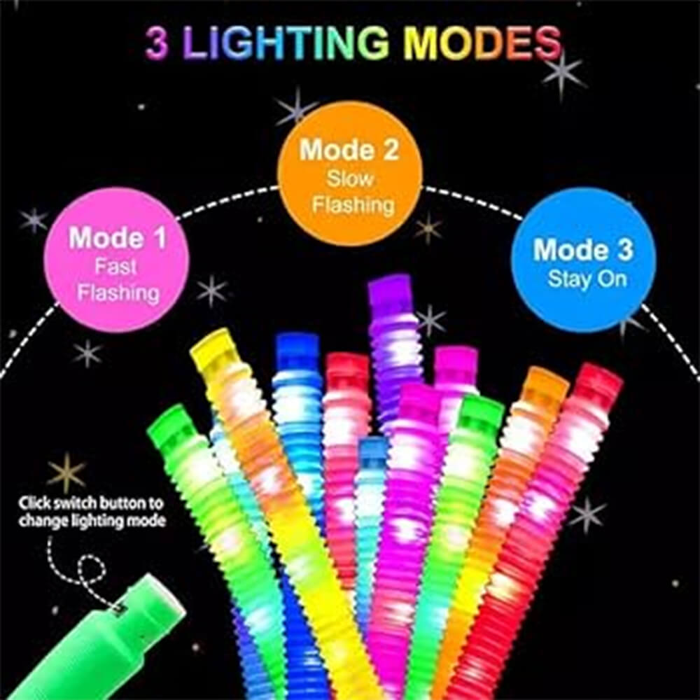 PACK OF 2 LED STRETCH TUBES FOR KIDS