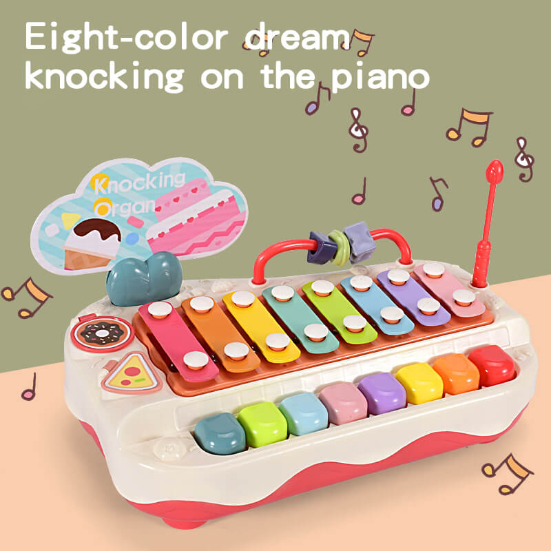 2 IN 1 MUSICAL INSTRUMENT HAND KNOCK XYLOPHONE