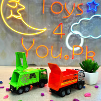 Thumbnail for PACK OF 2 - MINI METAL GARBAGE TRUCK