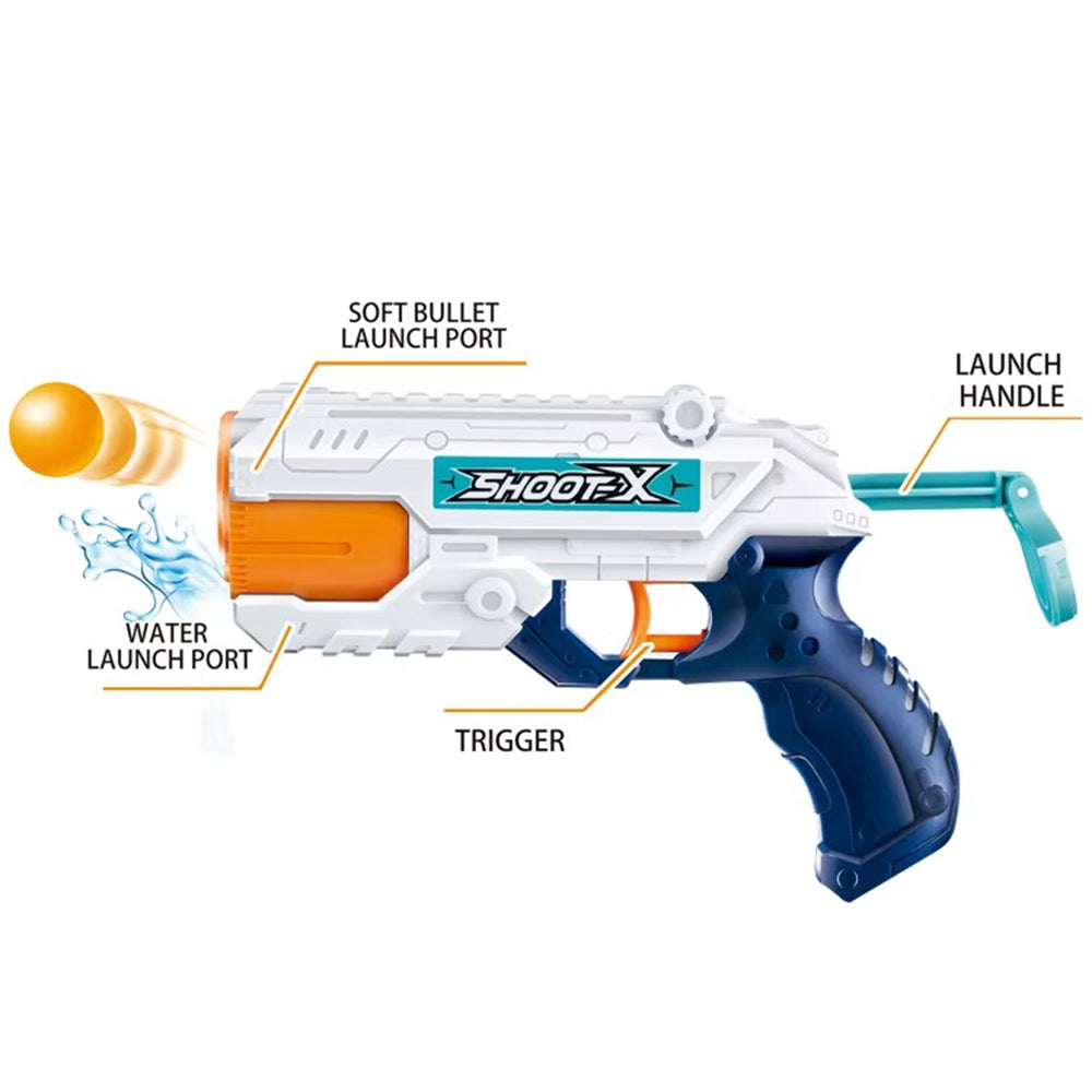 2 IN 1 DUAL FUNCTION WATER GUNS AND BALL BULLET