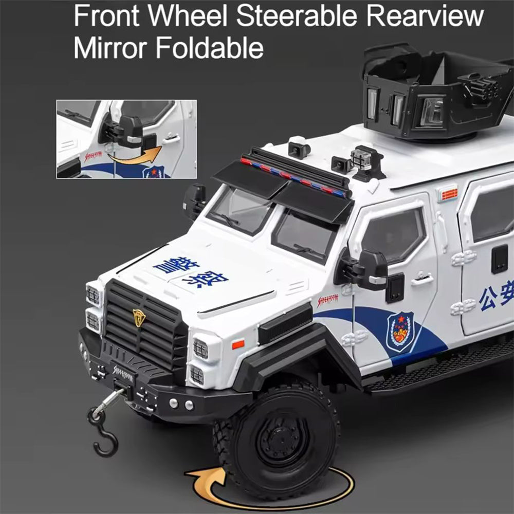 1:24 SWORDTOOTH TIGER POLICE ALLOY DIECAST MODEL