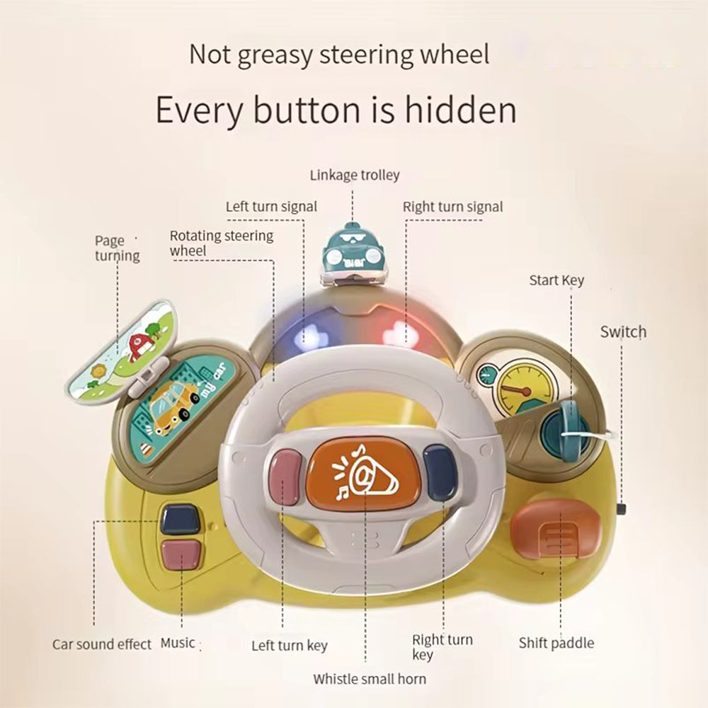 MULTIFUNCTION SIMULATION STEERING WHEEL TOY