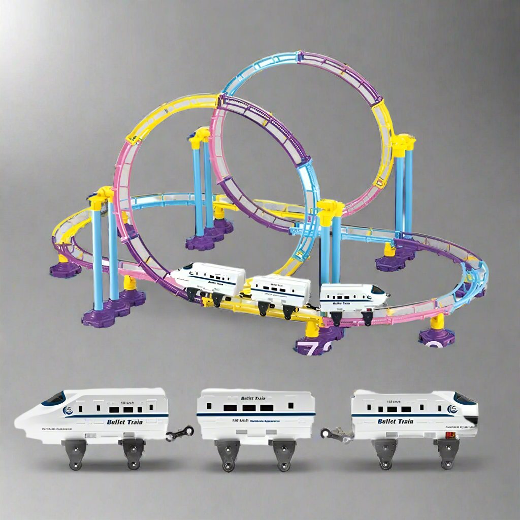 ROLLER COASTER TRAIN TRACK FOR KIDS