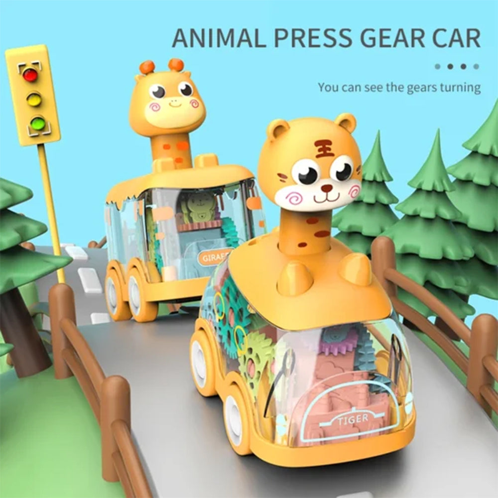 PRESS GEAR CAR TOY FOR KIDS