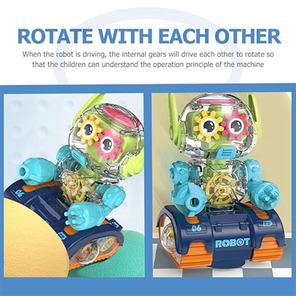 TRANSPARENT ROBOT TOY FOR KIDS