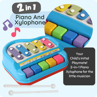 Thumbnail for 2 IN 1 PIANO & XYLOPHONE