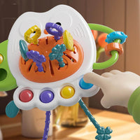 Thumbnail for OWL PULL STRING SENSORY ACTIVITY TOY