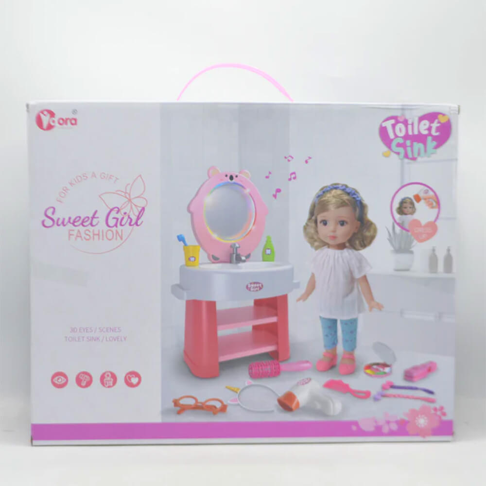 FASHION SINK DRESS UP WITH DOLL