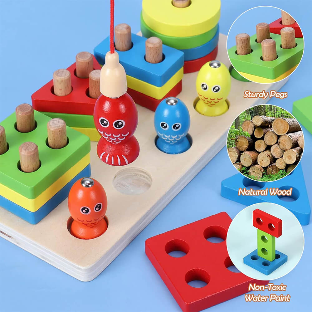 2 IN 1 FISHING & LEARNING GAME