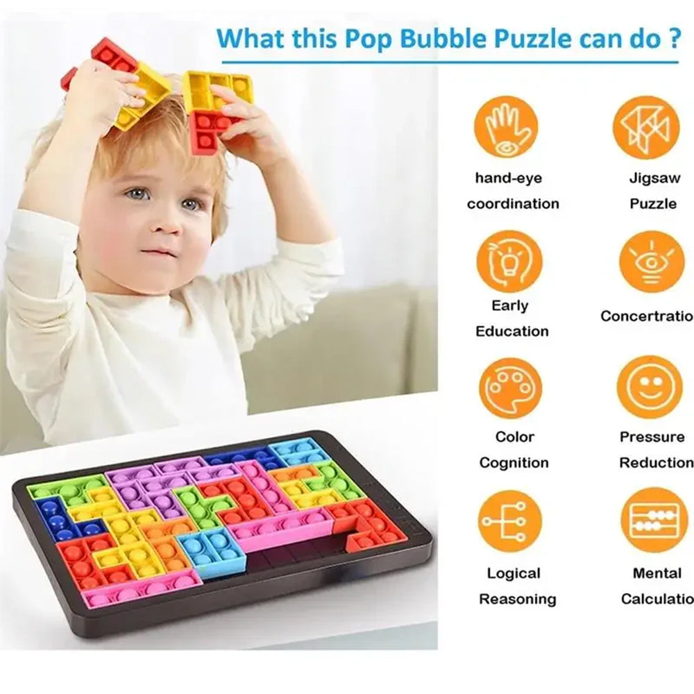 BRAINTEASER PUSH POP FIDGET GAME