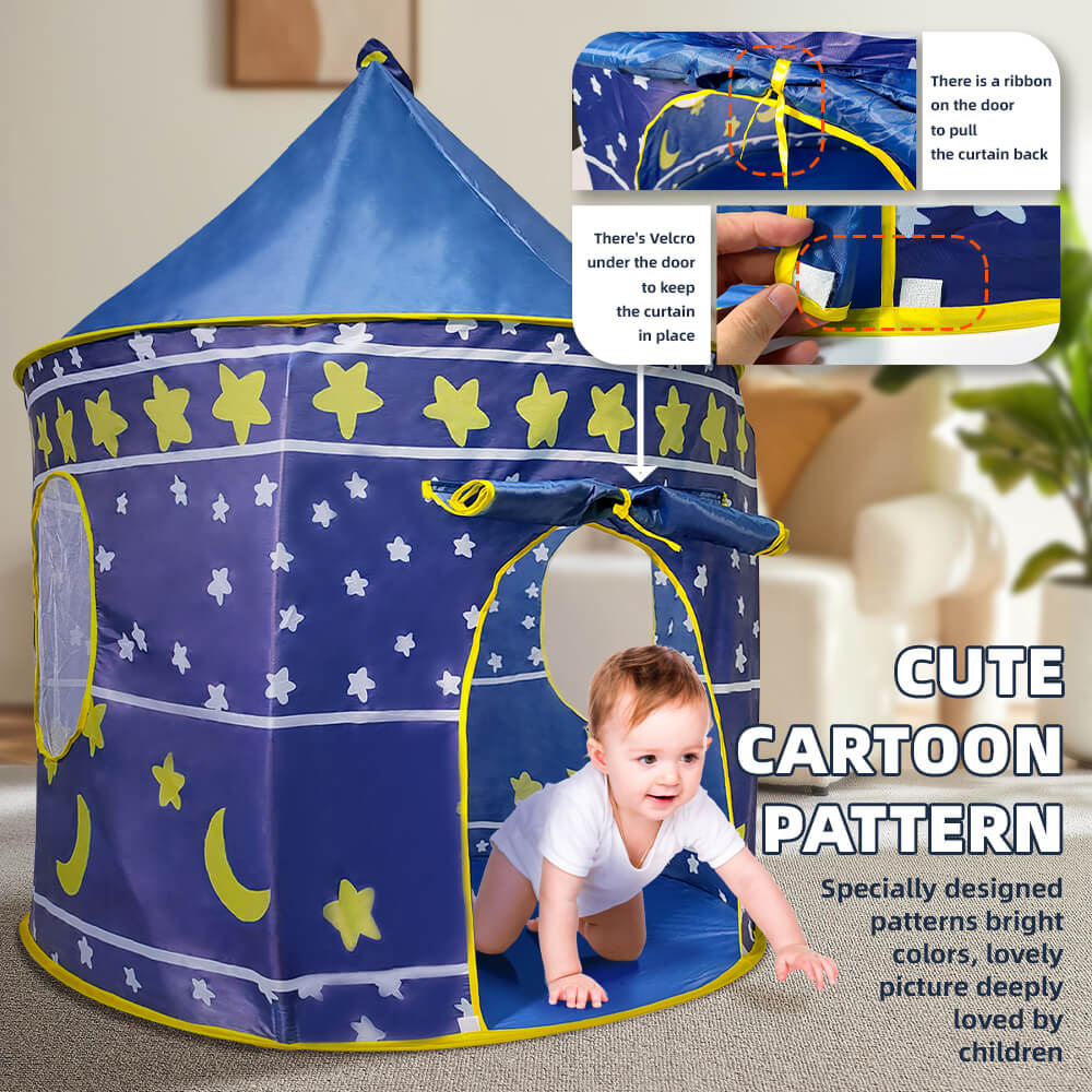 BEAUTIFUL CUBBY PLAY TENT HOUSE FOR KIDS