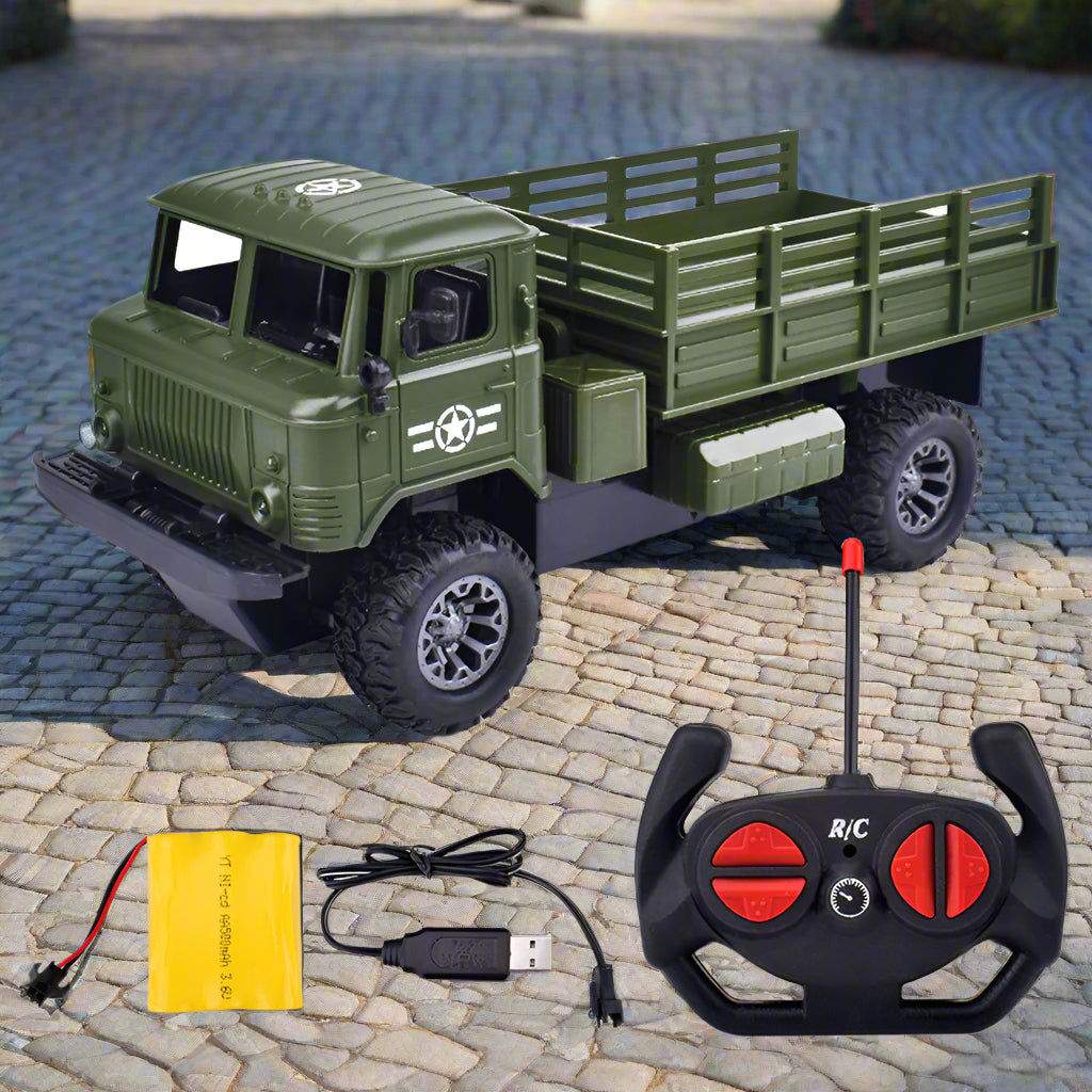 RC OFF-ROAD CLIMBING SIMULATION MILITARY TRUCK