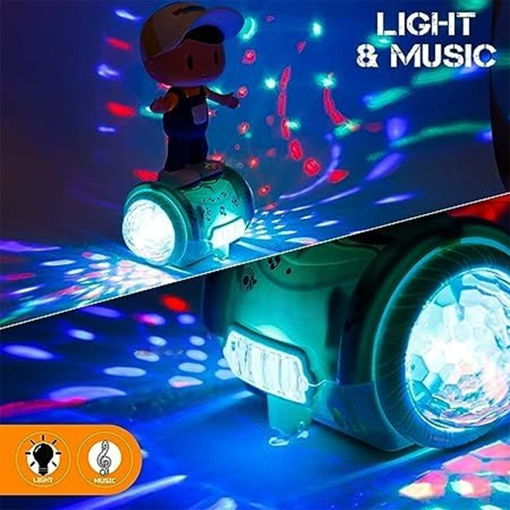 360 DEGREE ROTATING MUSICAL DANCING FASHION BOY WITH 5D LIGHT