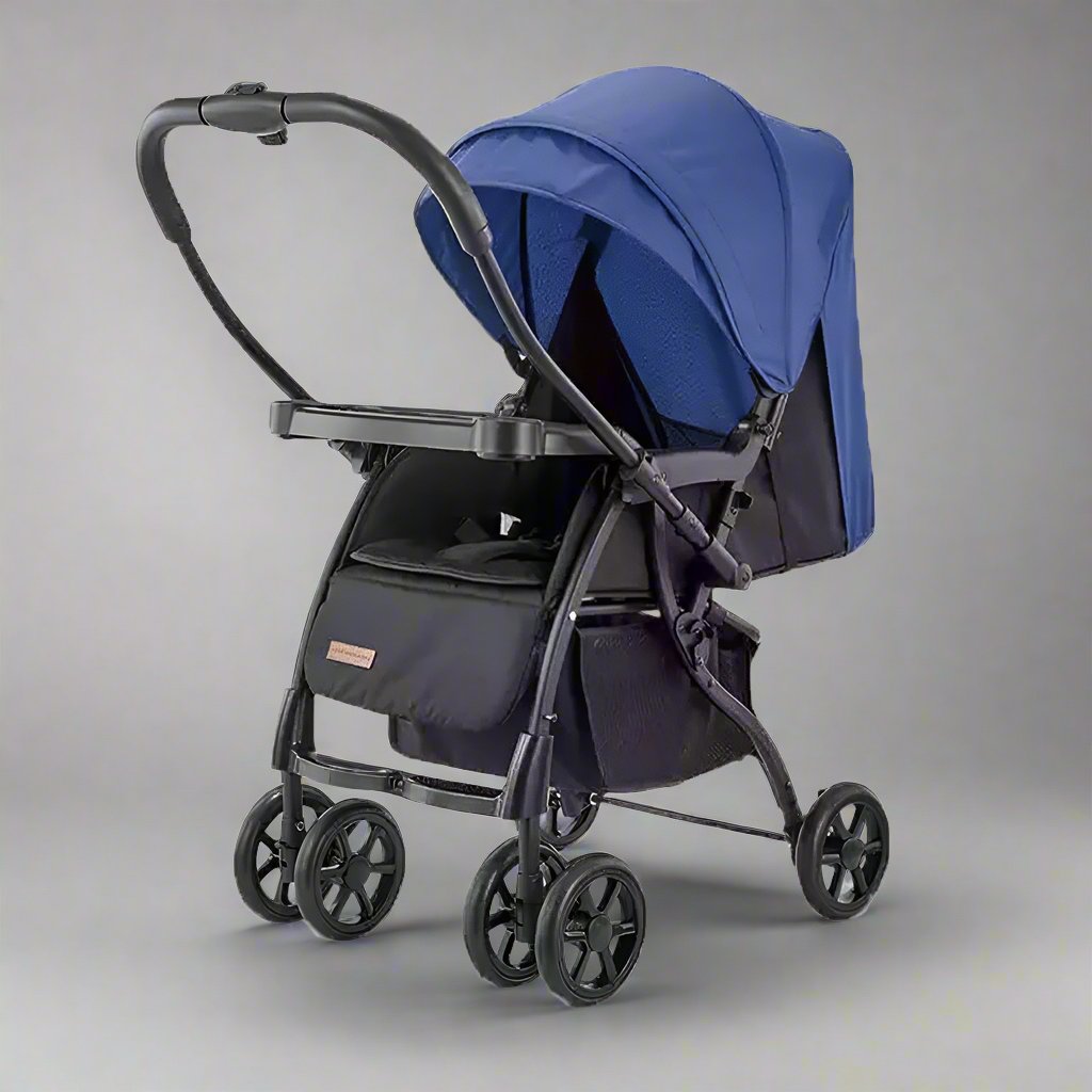 INFANTES BABY STROLLER BLACK & BLUE