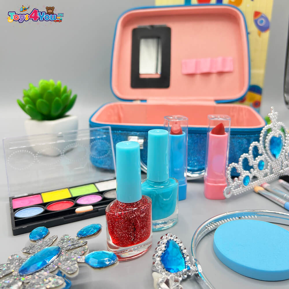 2 IN 1 REALISTIC FROZEN JEWELRY-BEAUTY MAKEUP BAG KIT