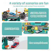 Thumbnail for DIY 2 IN 1 TRUCK TRACK FOR CARS CONSTRUCTION - 46PCS