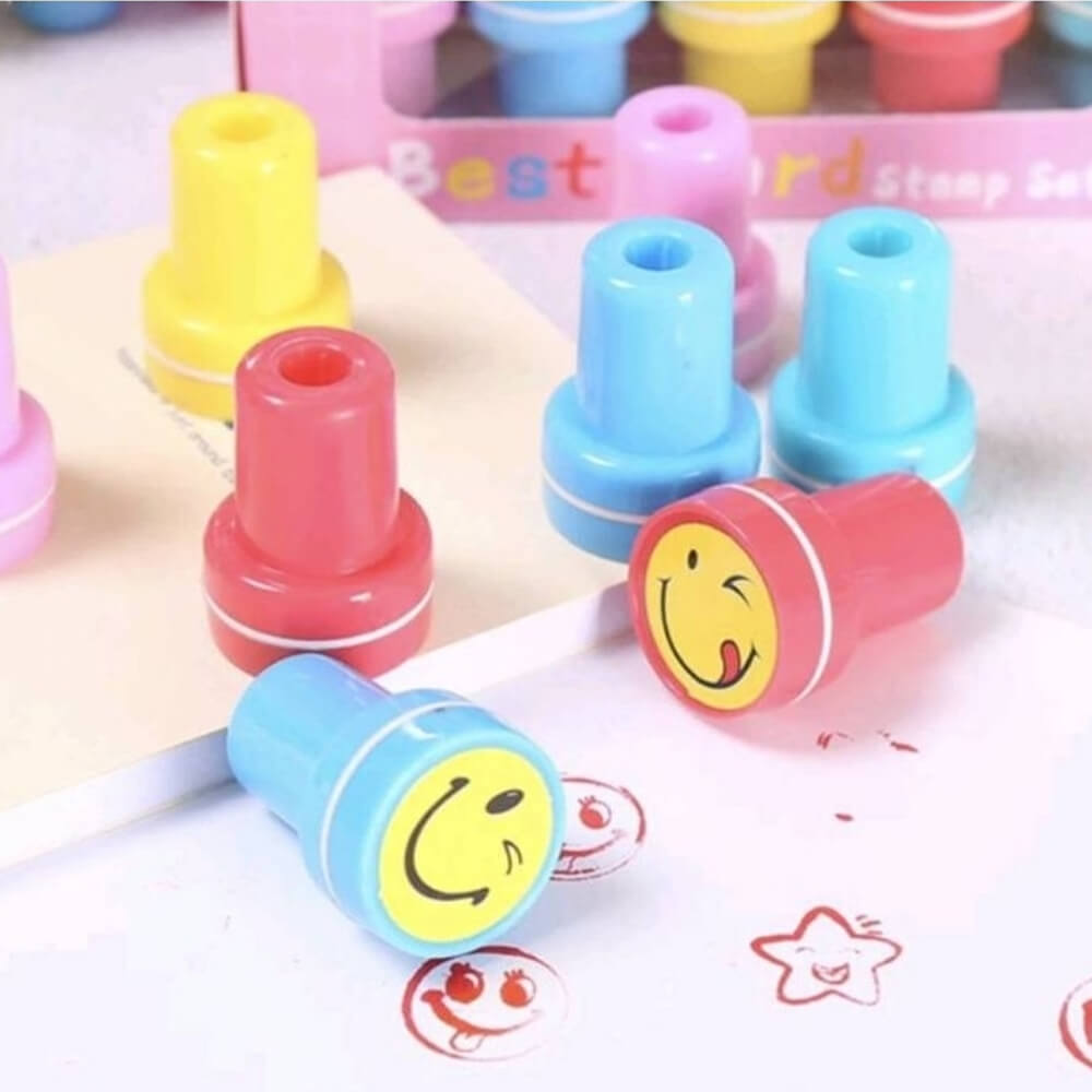 SMILY & EMOJI STAMP FOR KIDS - 4 PCS