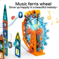 Thumbnail for 3D COLOURFUL MAGNETIC FERRIS WHEEL BUILDING BLOCK - 71PCS