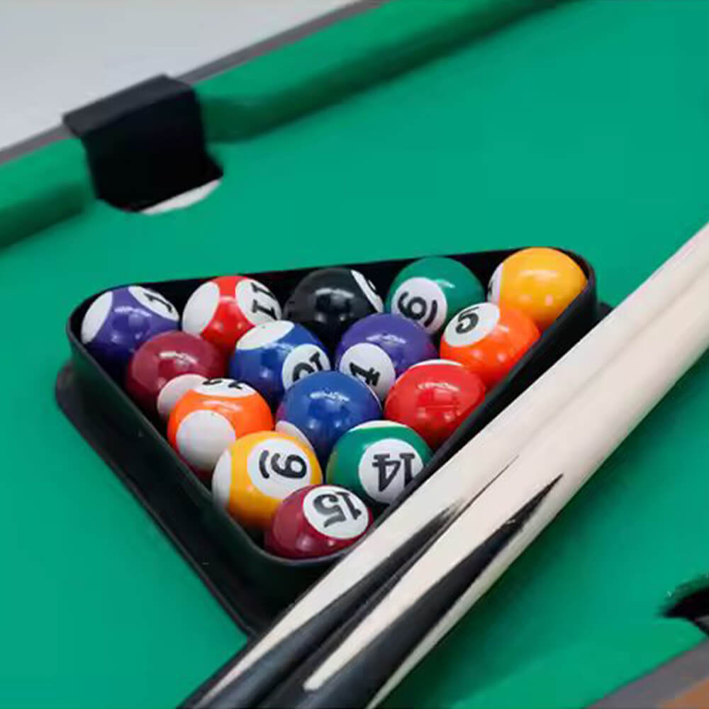 TABLETOP POOL MINI POOL TABLE WOOD BILLIARD SET