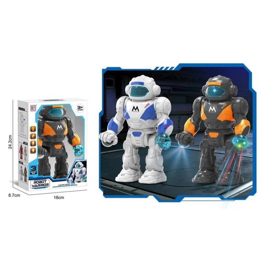 INTELLIGENT ROBOT TOY WITH SOUNDS AND LIGHTS