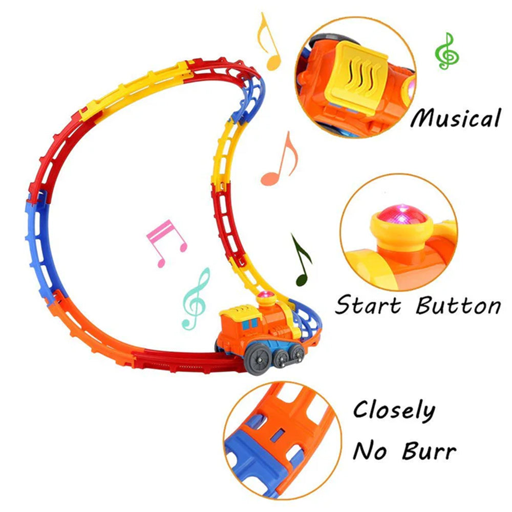 TRAIN TUMBLE TRACK WITH LIGHT & SOUND