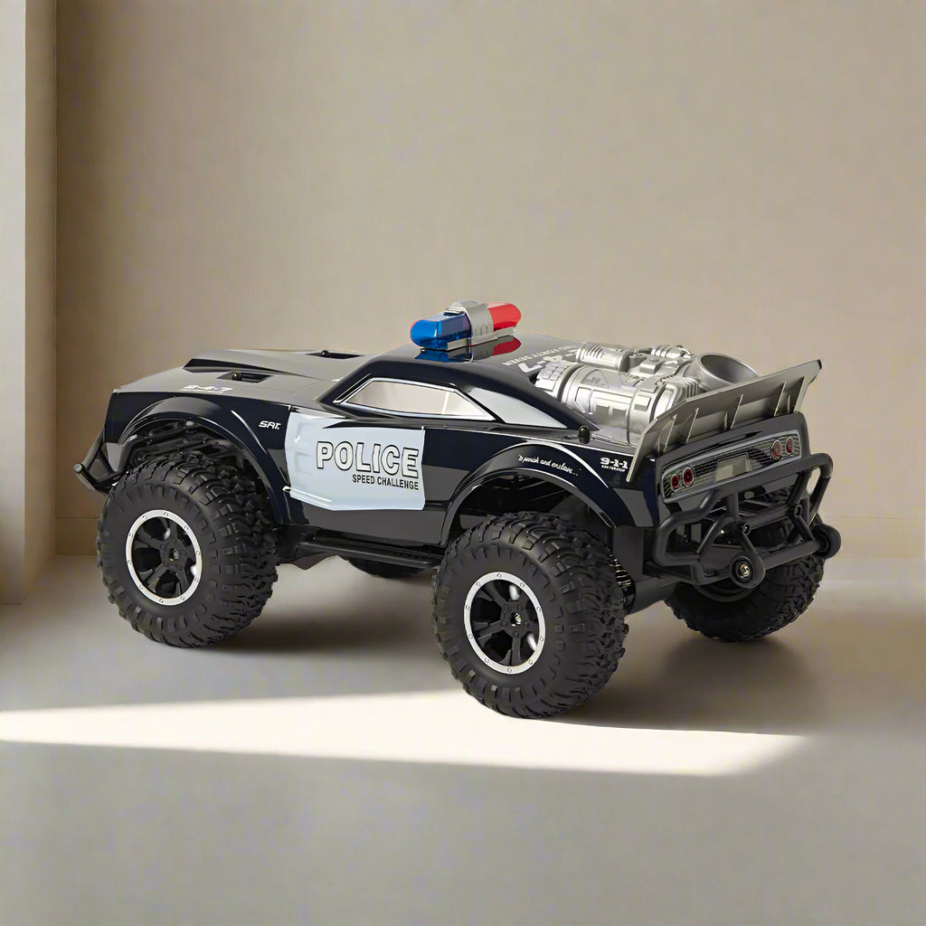 1:8 REMOTE CONTROL POLICE CAR WITH LIGHT