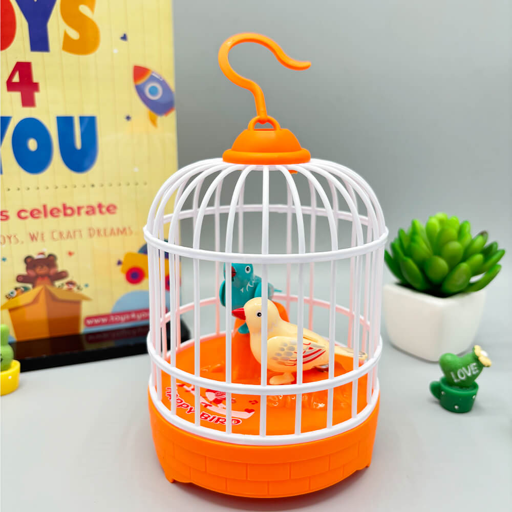 ELECTRIC INDUCTION MINI BIRD CAGE WITH LIGHT & SOUND