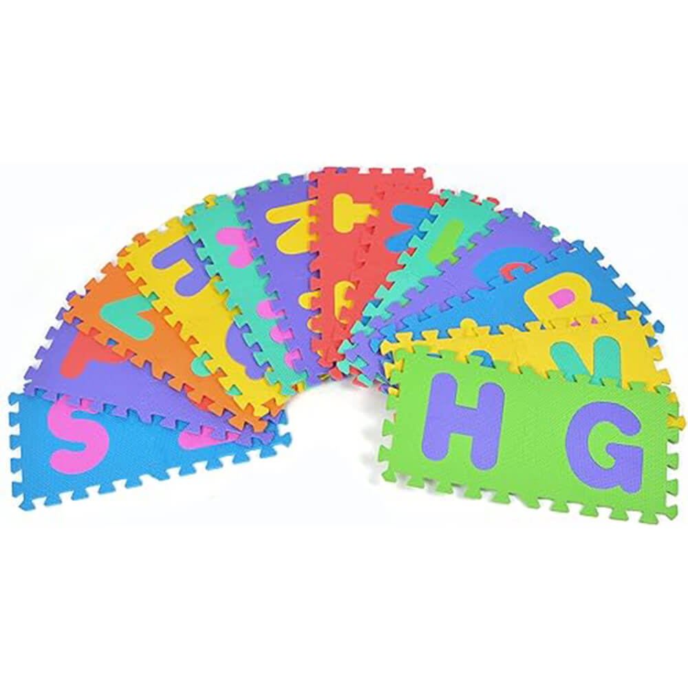 MULTICOLOR ALPHABETS PUZZLE PLAY MAT - 26 PCS