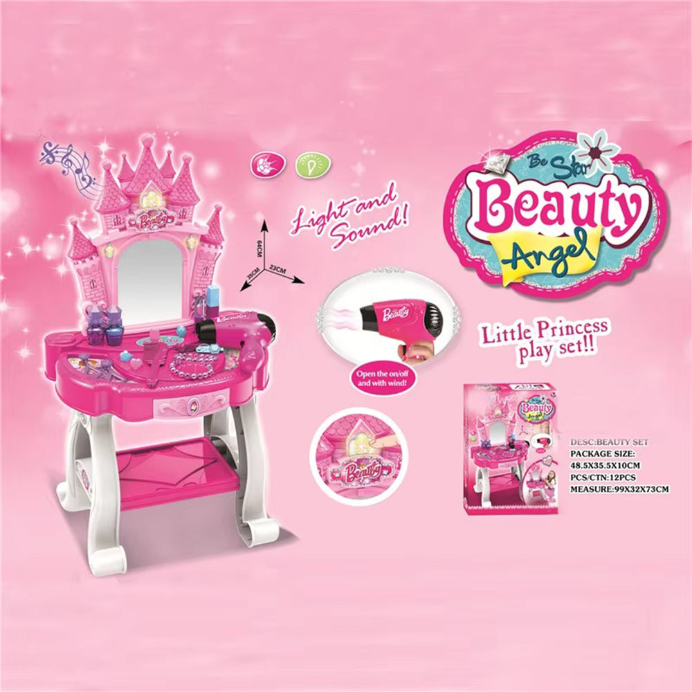 BEAUTY ANGEL DRESSING TABLE WITH STOOL