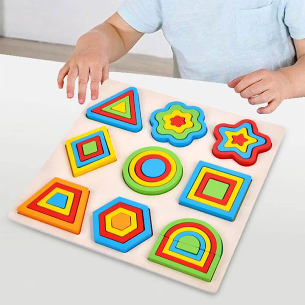 3D WOODEN GEOMETRY PUZZLES GAMES