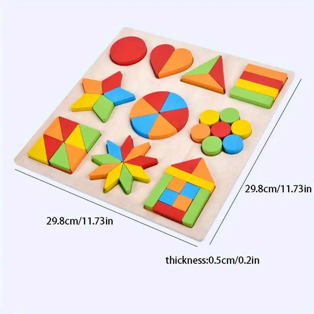 3D WOODEN GEOMETRY PUZZLES GAMES