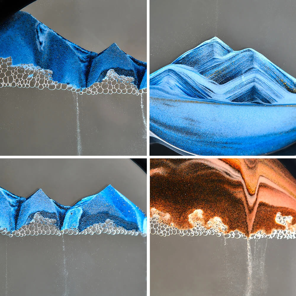 MESMERIZING 3D SANDSCAPE HOURGLASS ART