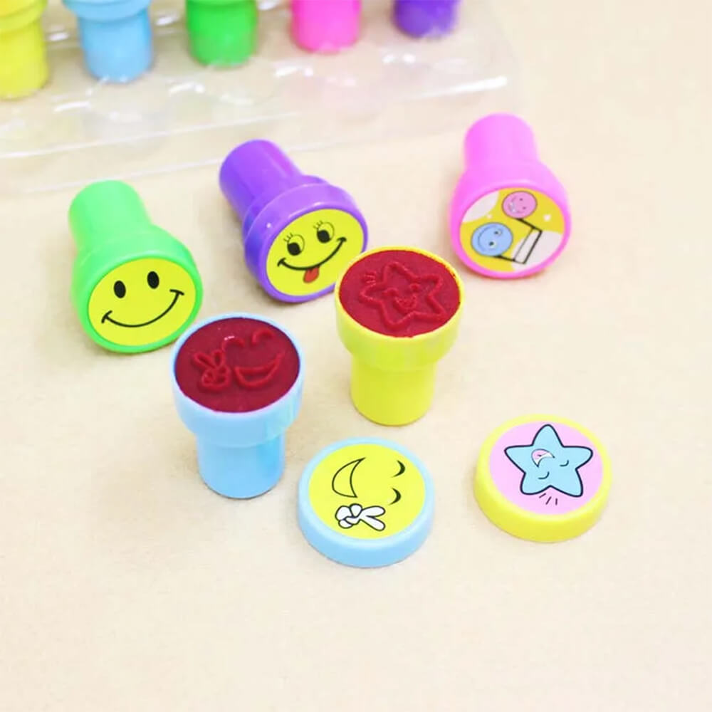 SMILY & EMOJI STAMP FOR KIDS - 10 PCS