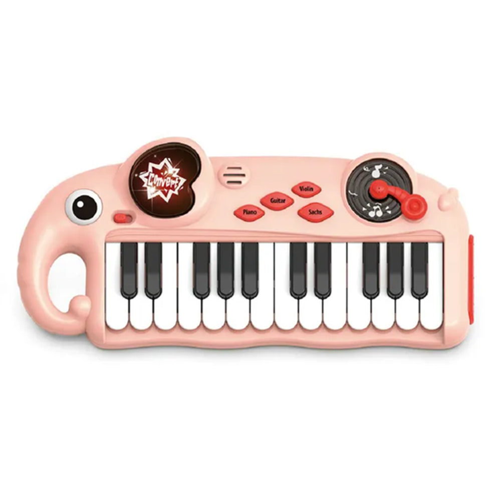 ELECTRONIC CARTOON ANIMAL ELEPHANTS PIANO TOY